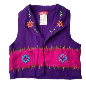 Vintage Kids Y2K 90s Jou Jou Floral Vest Size Medium
8/10
